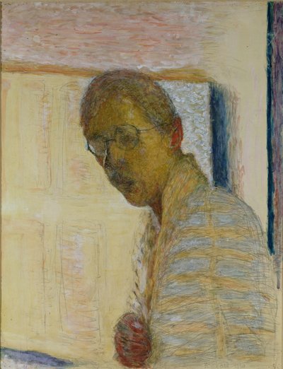 1930年ご自身によるアーティストの肖像（紙に鉛筆とガッシュ） 作： Pierre Bonnard