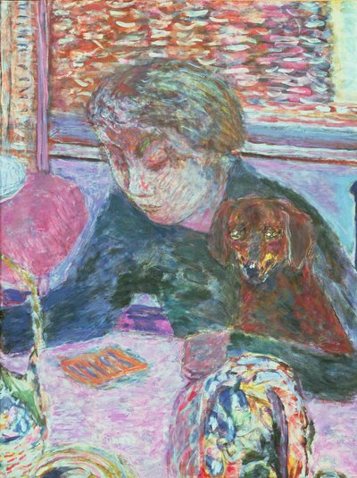 犬の肖像画、1940 作： Pierre Bonnard