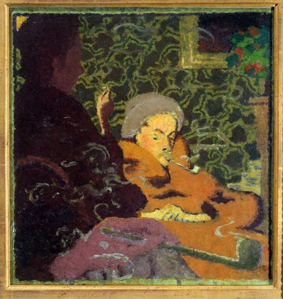 プライバシーパイプを吸うキャラクター 作： Pierre Bonnard