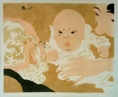 家族のシーン 作： Pierre Bonnard