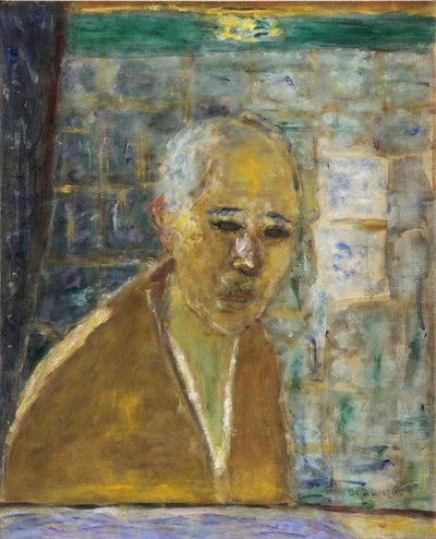 1945年、78歳の自画像。 作： Pierre Bonnard