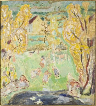 春の研究、1912年。 作： Pierre Bonnard
