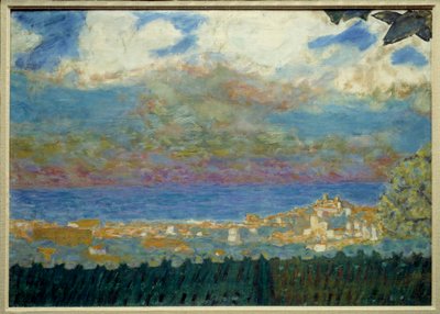 ピエール・ボナールによるカンヌ絵画の嵐の空-1945年 作： Pierre Bonnard