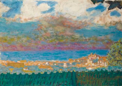 カンヌの嵐の空 作： Pierre Bonnard