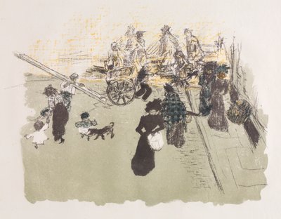 街角 作： Pierre Bonnard