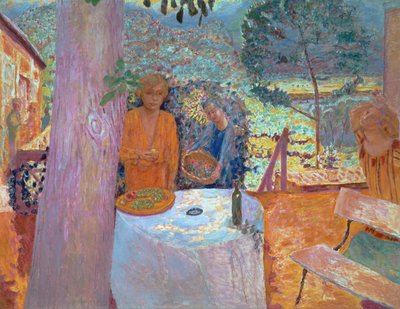 ヴァーノンのテラス、1920〜39年 作： Pierre Bonnard