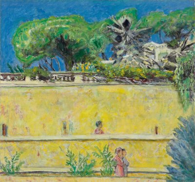 正午のテラス、1925年頃（キャンバスに油彩） 作： Pierre Bonnard