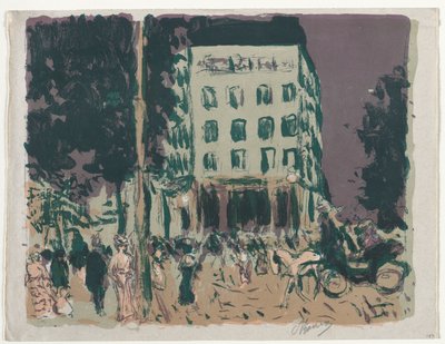大通り 作： Pierre Bonnard