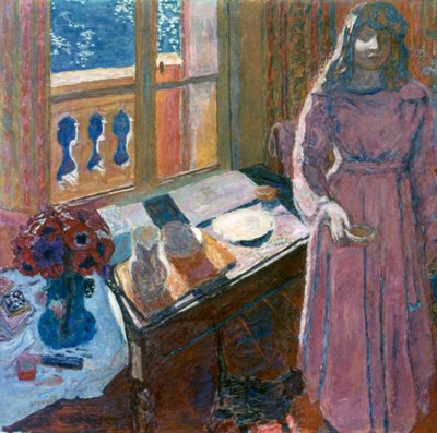 牛乳のボウル、c1919 作： Pierre Bonnard
