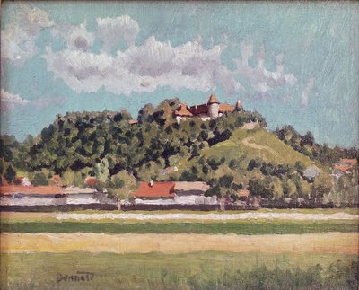 ドフィーヌのビリエ城、1888年頃 作： Pierre Bonnard
