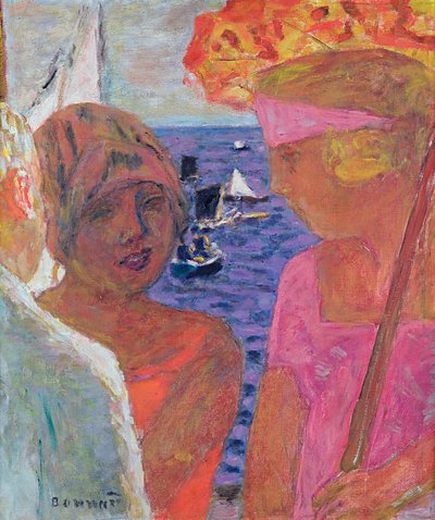 アルカションでの会話、1926 作： Pierre Bonnard