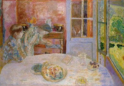 ザ・ダイニングルーム、バーノンネット 作： Pierre Bonnard