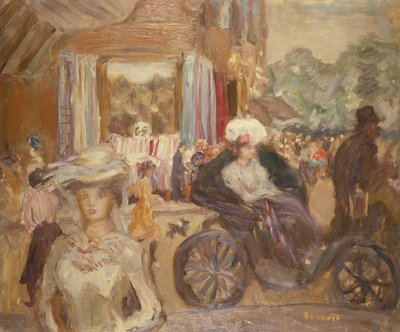 ハックニーキャリッジ 作： Pierre Bonnard