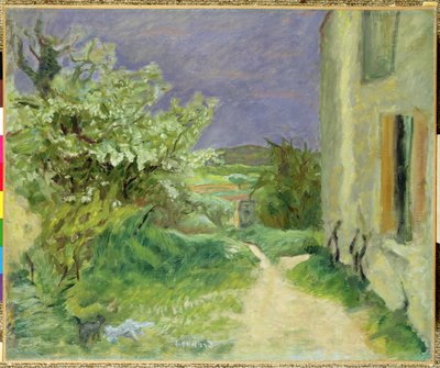 ヴェルヌイエのメゾン 作： Pierre Bonnard