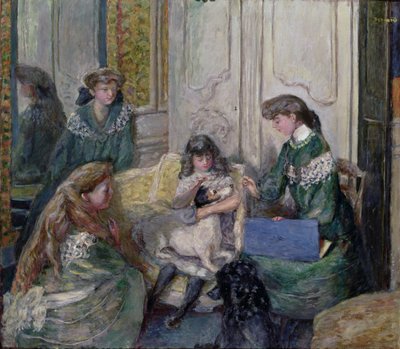ナタンソン・ガールズ、1906-10 作： Pierre Bonnard