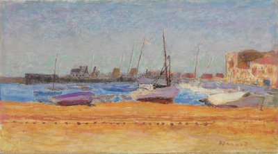 カンヌ港; Le port de Cannes、c.1924（キャンバスに油彩） 作： Pierre Bonnard