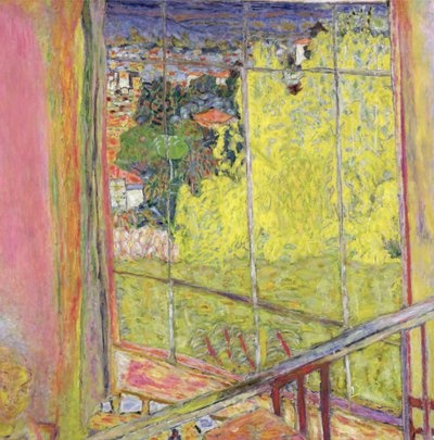 ミモザのいるスタジオ 作： Pierre Bonnard