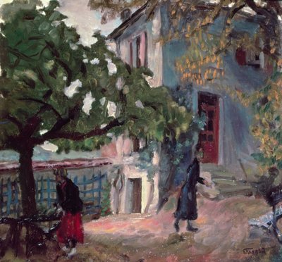 テラス 作： Pierre Bonnard
