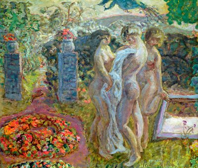 三美神、1908 作： Pierre Bonnard