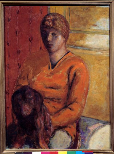 犬の女」。ピエール・ボナール（1867-1947）の絵画、20世紀。グルノーブル、Musee des Beaux Arts。 作： Pierre Bonnard
