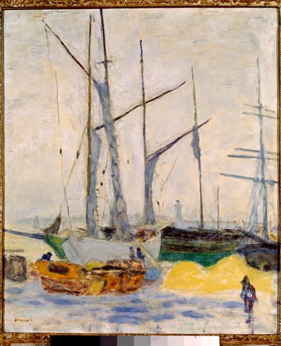 カンヌの港 作： Pierre Bonnard