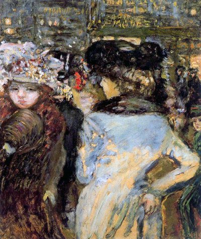 2人の女性、クリシー広場、パリ、1905年 作： Pierre Bonnard