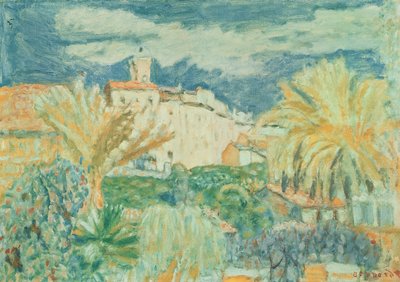 ルカンネの眺め、1920 作： Pierre Bonnard
