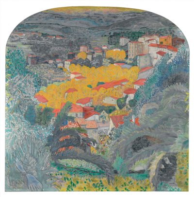 ル・カネの眺め;ル・カネの眺め 作： Pierre Bonnard