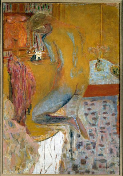 女性のトイレ 作： Pierre Bonnard