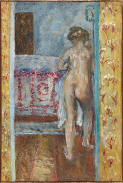 床の間の女性、c。 1904年（船内の油） 作： Pierre Bonnard