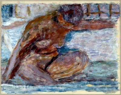 スクワットヌード 作： Pierre Bonnard