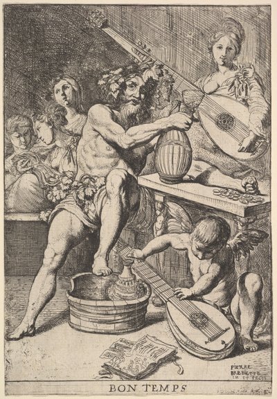 Bon Temps、1610-42。 作： Pierre Brebiette