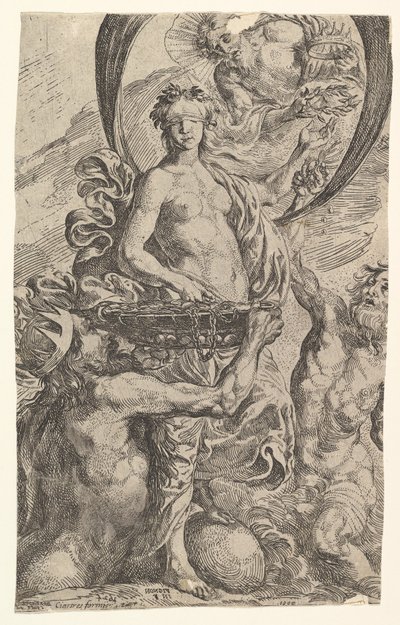 木星、冥王星、海王星が富を1624年に富に提供 作： Pierre Brebiette