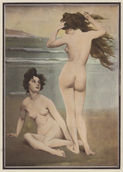 入浴する女性（カラーリソ） 作： Pierre Carrier Belleuse