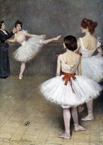 クラシックダンス：1897年のバレリーナたち by Pierre Carrier Belleuse 作： Pierre Carrier Belleuse