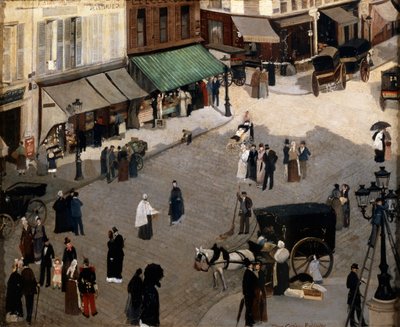 1880年代のパリのピガール広場。 作： Pierre Carrier Belleuse