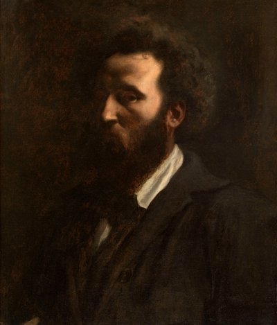 自画像、1857年。 作： Pierre Cécil Puvis de Chavannes