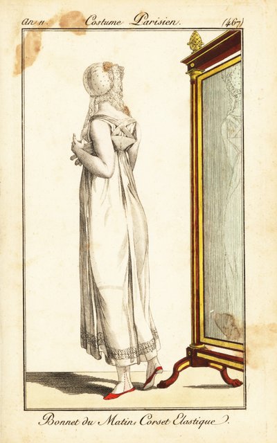 鏡の前のメルヴェユーズ、パリ 作： Pierre Charles Baquoy