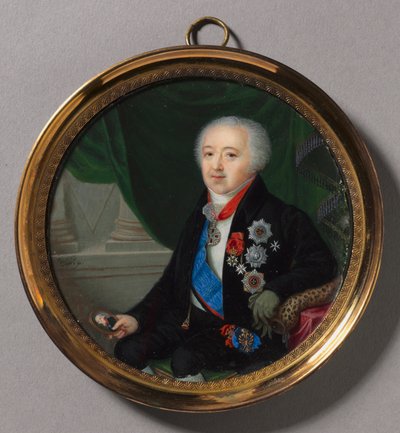 アレクサンドル・ベズボロドコ王子の肖像 作： Pierre Charles Cior