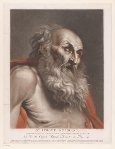 ハイリゲ・ヒエロニムス St. Jerome Expirant (オブジェクトのタイトル) 作： Pierre Charles Coqueret