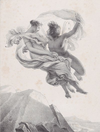 ゼファーとプシュケ ゼピルとプシュケ、1820-23。 作： Pierre Claude François Delorme