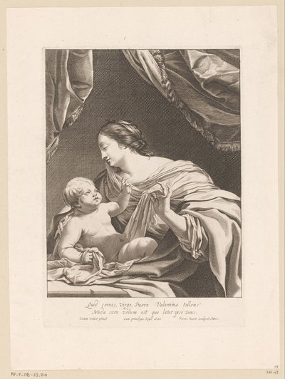 メアリーと子供 作： Pierre Daret