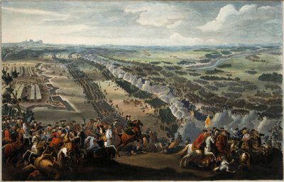 1724年以降、1709年6月27日のポルタヴァの戦い。 作： Pierre Denis II Martin