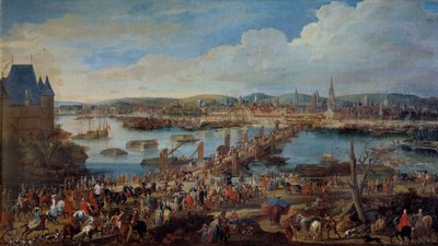 サン・セヴェールから見たルーアンの街の眺め 詳細ページへピエール・ドニ・マルタン（1663-1742）による絵画 18世紀 日0.78x1.98 m ルーアン・ミュゼ・デ・ボザール 作： Pierre Denis Martin