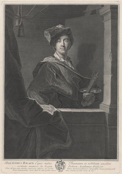 イアサント・リゴー 作： Pierre Drevet, after Hyacinthe Rigaud