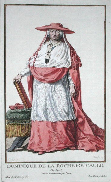 ドミニク・ド・ラ・ロシュフーコー枢機卿（1712-1800）「Receuil des Estampes, representant les Rangs and les Dignites, suivant le Costume de toutes les Nation