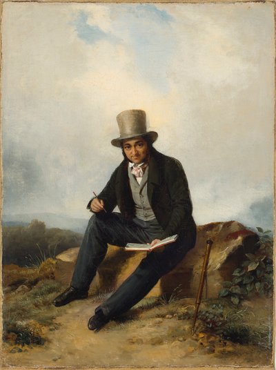 アンドレ・ジョリヴァールの肖像 1787-1851。 作： Pierre Duval Le Camus
