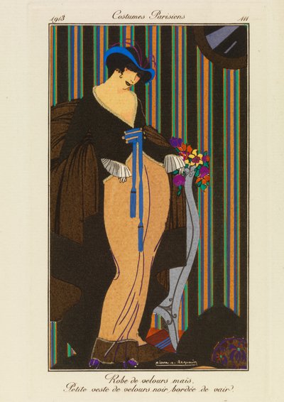 コスチューム・パリジェンヌ」より111枚目 作： Pierre E. Legrain