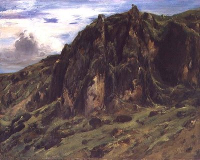 オーヴェルニュの風景 作： Pierre Etienne Theodore Rousseau