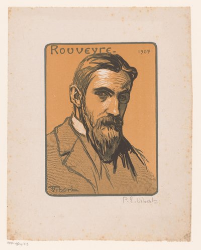アンドレ・ルーヴェールの肖像 Rouveyre (オブジェクトのタイトル) 作： Pierre Eugène Vibert (signed by artist)